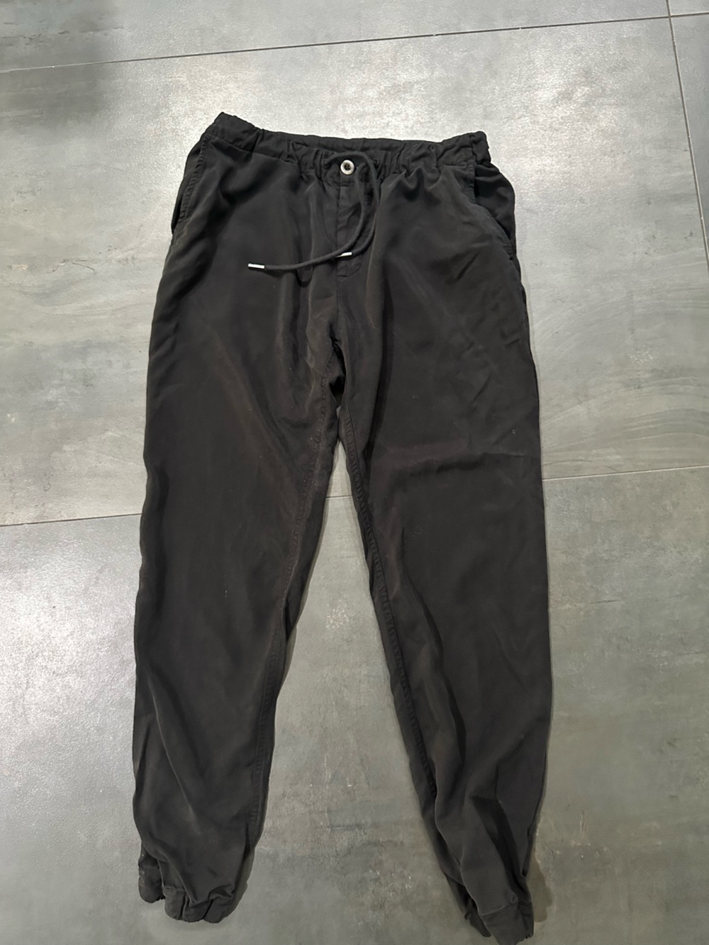 Diesel Black Men's Sweatpants with Drawstring